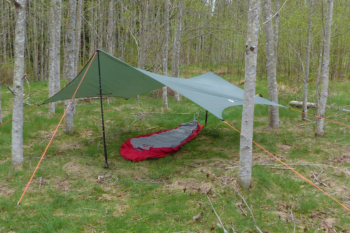 Hotcore Wingman Tarp - Large Waterproof Camping Tarp for Outdoor Adventures, Hiking, Backpacking & Emergency Shelter