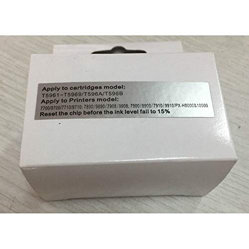 Epson Printer Cartridge Chip Resetter PRTA19587 - Compatible with Epson 7700, 9700, 7710, 9710, 7890, 9890, 9908, 7900, 9900, 7910, 9910, PX-H8000 & 10000 - Essential Replacement Parts for Office & Home Printing Solutions