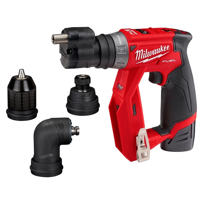 M12 FUEL 12V Brushless Cordless Drill/Driver Kit with Lithium-Ion Battery - Powerful Installation Tool for Construction, Woodworking & DIY Projects