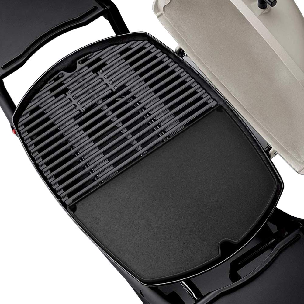 Stanbroil Cast Iron Grill Griddle Replacement for Weber Q300 Q320 Q3000 Q3100 Q3200 Series Gas Grills - Perfect for Outdoor BBQ, Camping & Backyard Cooking - Compatible with Weber 6506