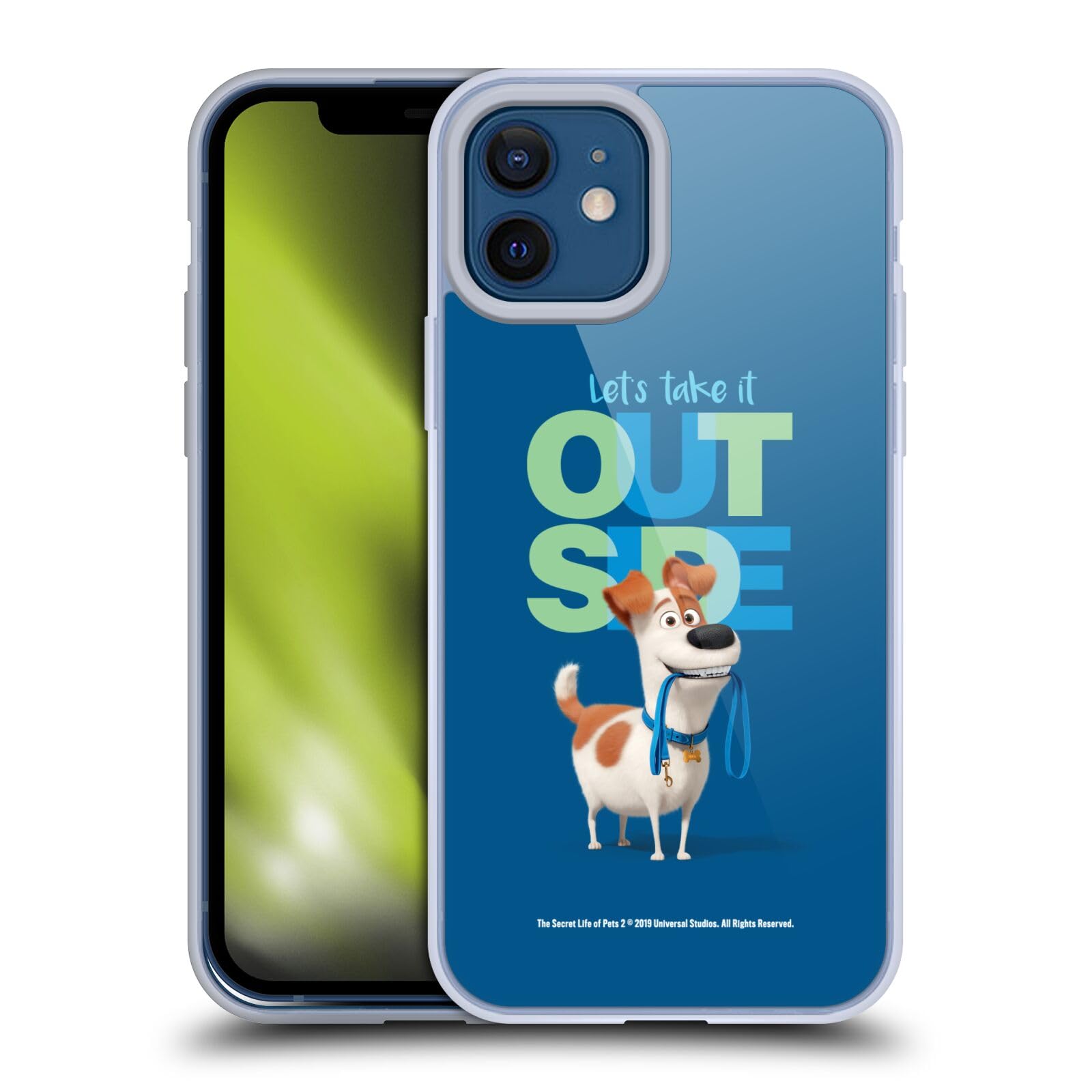 Officially Licensed The Secret Life of Pets 2 Max Dog Leash iPhone 12 Case - Soft Gel Protective Cover for iPhone 12/12 Pro - Cute Pet Accessory for Dog Lovers & Movie Fans (Perfect for Walks, Outdoor Adventures & Showing Off Your Style)