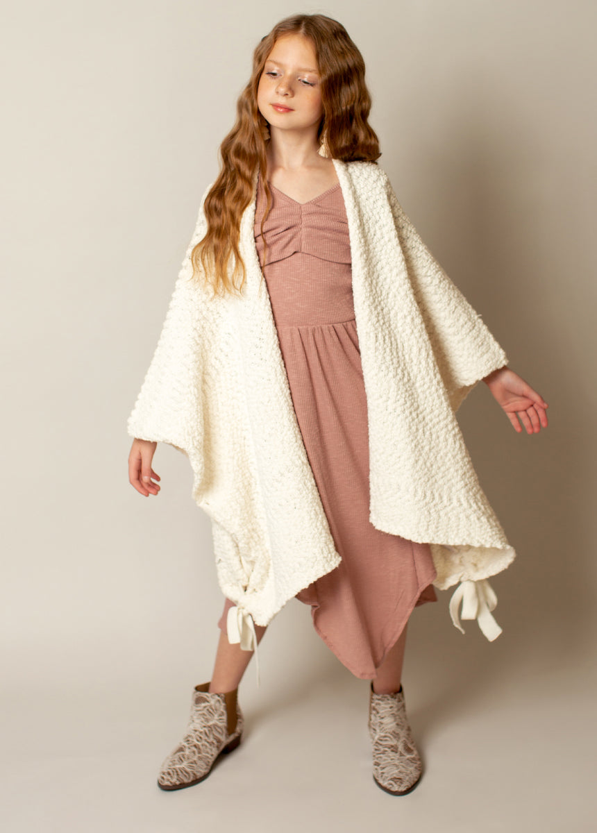 Medora Women's Nude Pink Dress - Elegant Flowy Midi Dress for Casual Wear, Date Night & Special Occasions