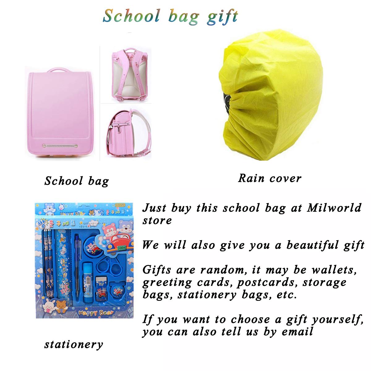Japanese Semi-Automatic Randoseru School Bag - Waterproof PU Leather Backpack for Kids & Teens - Perfect for School, Travel, and Daily Use