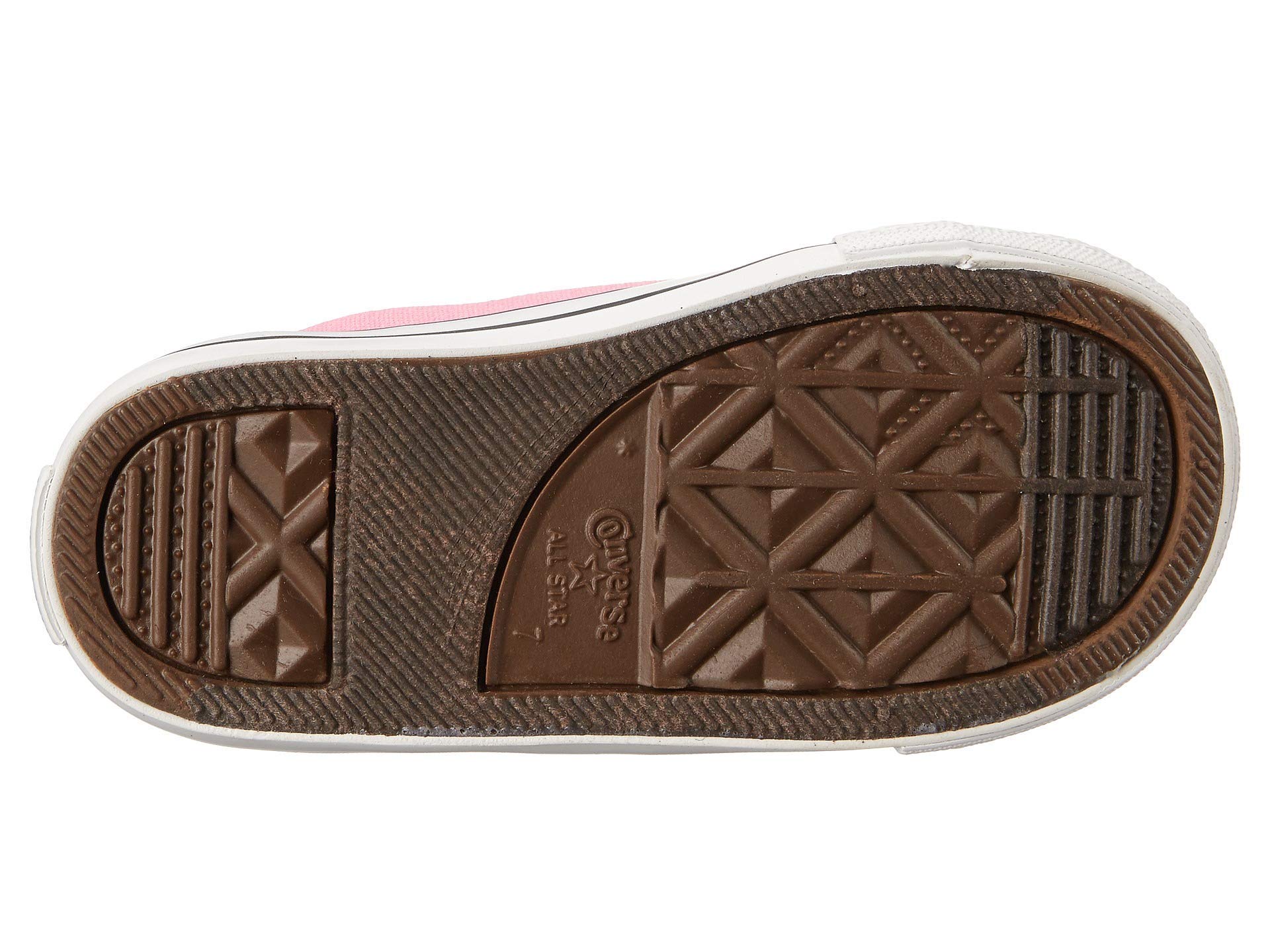 Converse Toddler Girls' Pink Velcro Sneakers Size 10 - Comfortable Casual Shoes for Playground & Everyday Wear