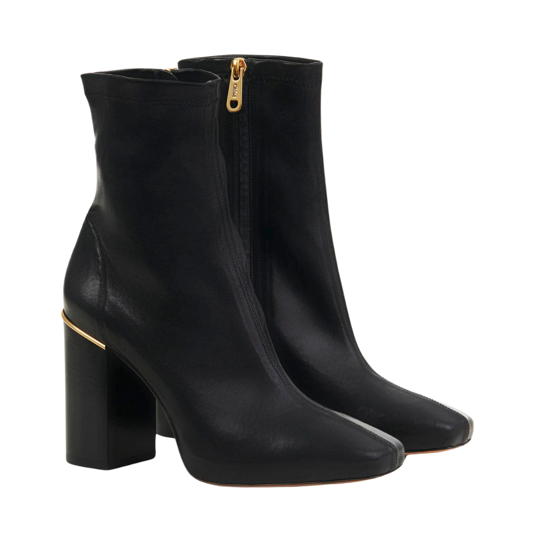Stylish Ambre Ankle Boots for Women - Comfortable & Fashionable Low Heel Booties - Perfect for Fall, Winter & Office Wear