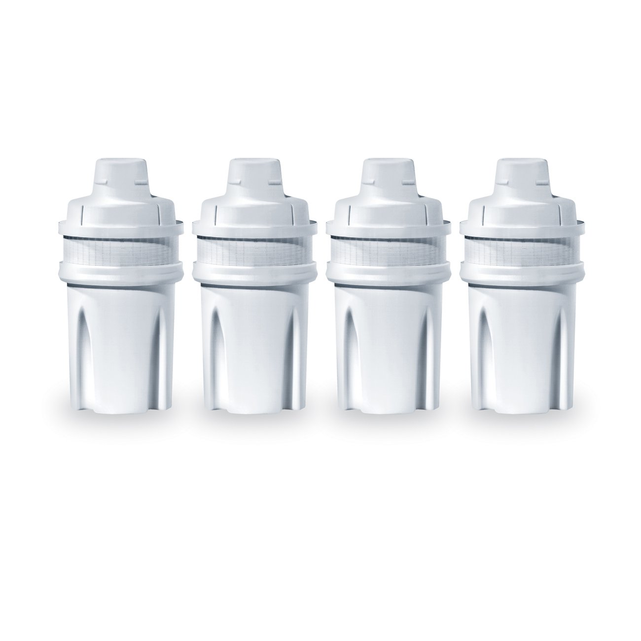 Mavea Classic Fit Water Replacement Filter 4-Pack - Compatible with Brita Pitchers & Dispensers - Clean & Fresh Drinking Water for Home & Office