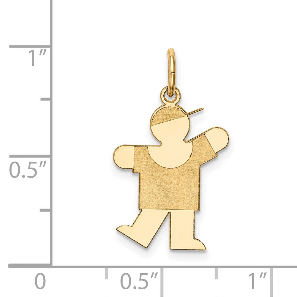 FJC Finejewelers 14k Yellow Gold Kids Charm Pendant - Perfect Gift for Birthdays, Baby Showers & Special Occasions
