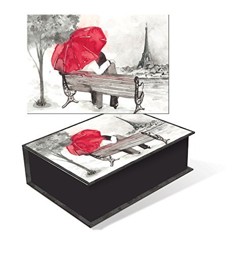 Lily McGee Premium Cigar Box Note Cards - Elegant Set of 10 Handmade Greeting Cards for Weddings, Thank You Notes & Special Occasions