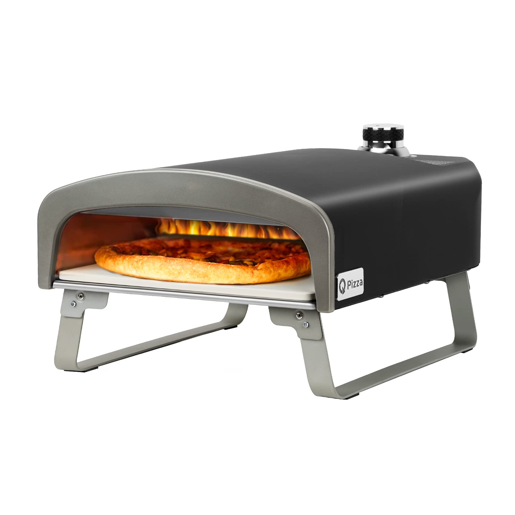 Portable Gas Pizza Oven for Outdoor Cooking - 13x13 Inch Pizza Stone Included | Backyard Pizza Maker for Parties, Camping & Picnics | Perfect Outdoor Kitchen Accessory & Gift Idea (Model PS100)