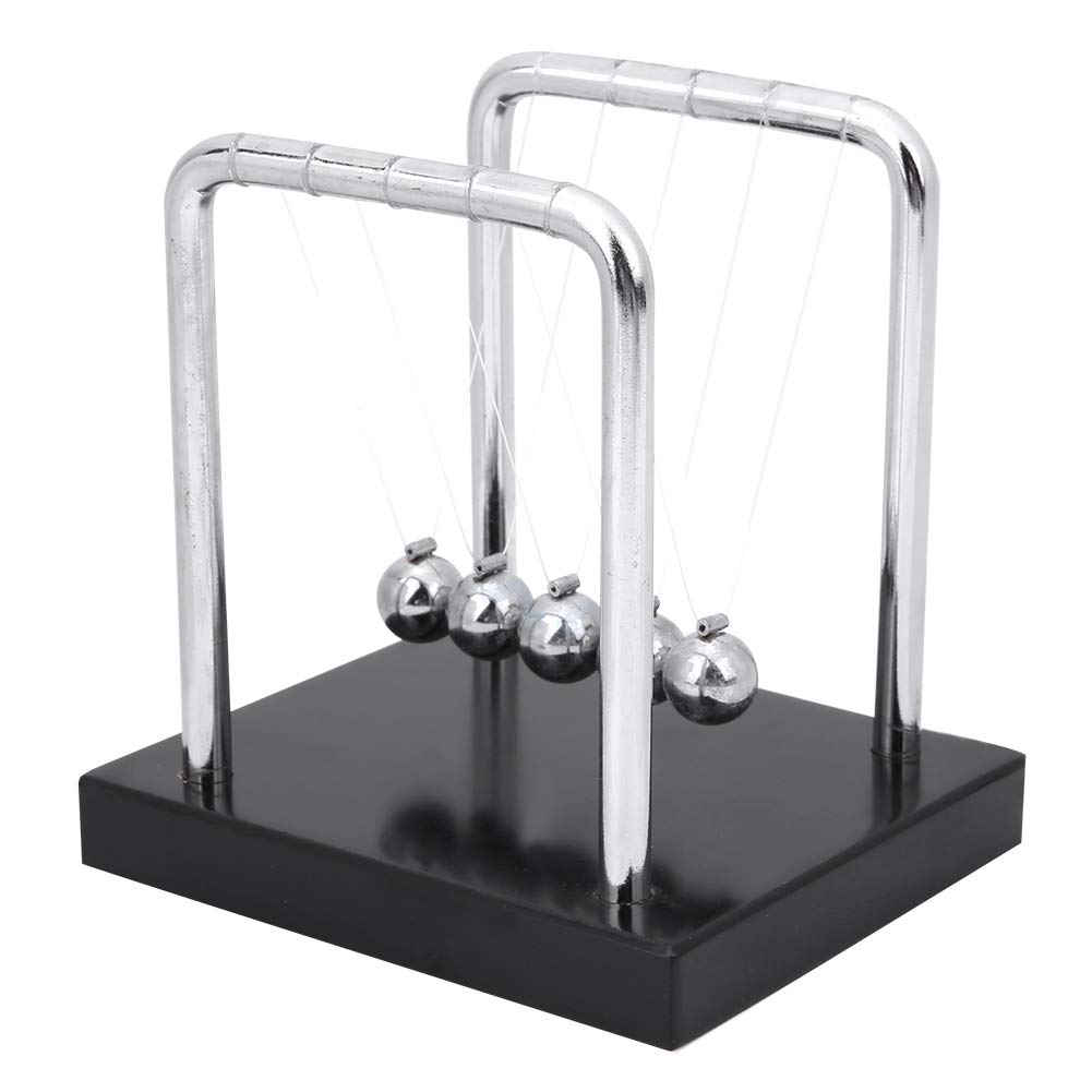 Steel Balance Ball Pendulum - 5 Balls Desk Toy for Stress Relief & Office Decoration | Classic Swing Ball for Home, Office Desk & Waiting Room Relaxation