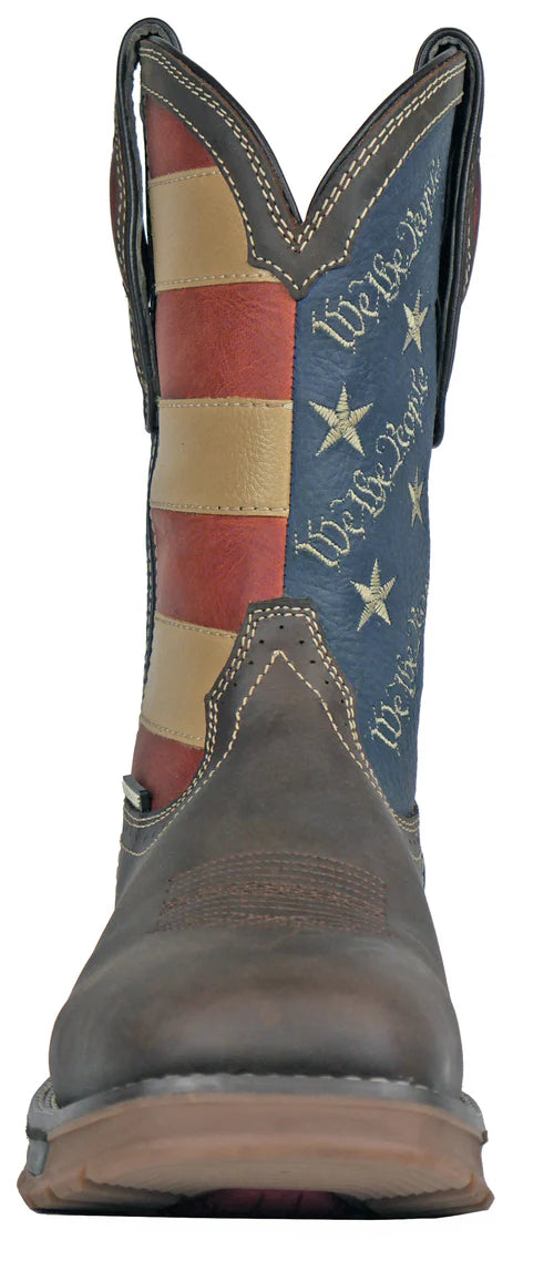 We The People Soft Toe Work Boots - Comfortable & Durable Safety Shoes for Construction, Landscaping & Outdoor Work