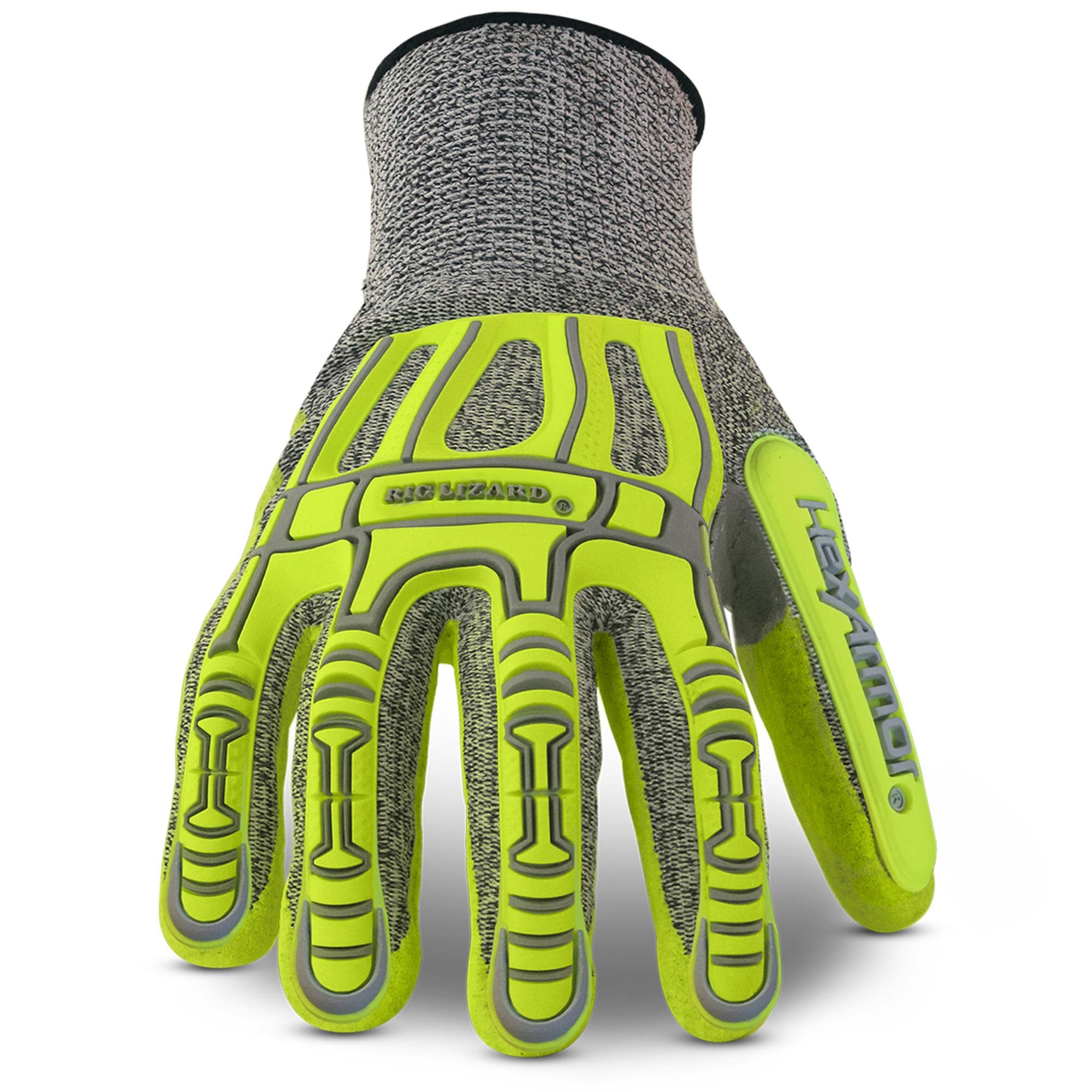 HexArmor Impact Protection Safety Work Gloves - Rig Lizard Series | ANSI Certified Cut & Puncture Resistant | Durable Construction for Oil Rig, Mining & Heavy Duty Work | Ideal for Construction, Welding & Industrial Safety Use