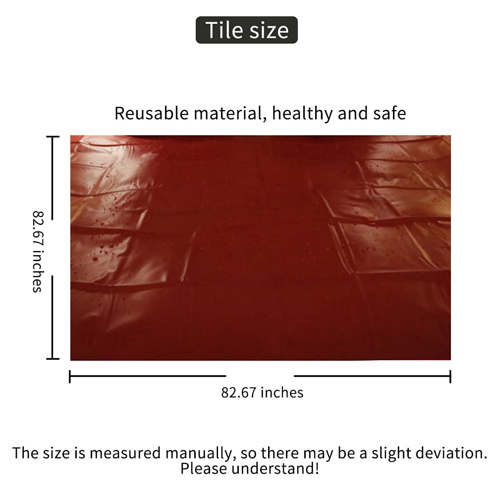 Waterproof Queen Size Blanket for Bed - Moisture Proof Bedding Cover for Couples, Nuru Massage & Adult Play - Red Sex Furniture Accessory for Bedroom Games & King Size Toys