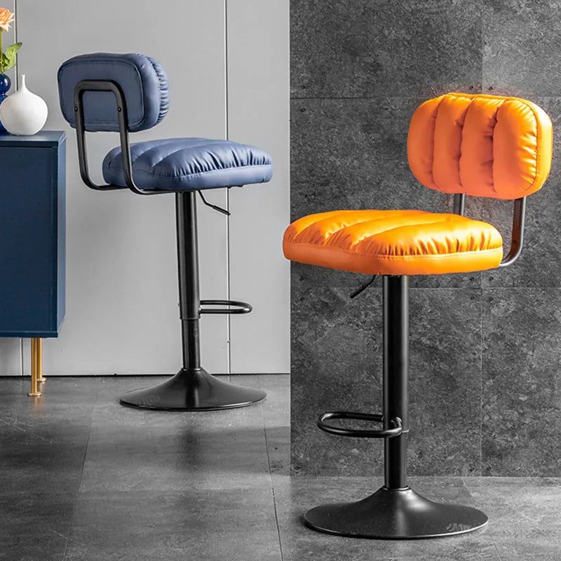 AA Design Modern Dining High Counter Bar Stool - Adjustable Height Kitchen Island Stool for Breakfast Nook, Bar, Restaurant & Home Decor