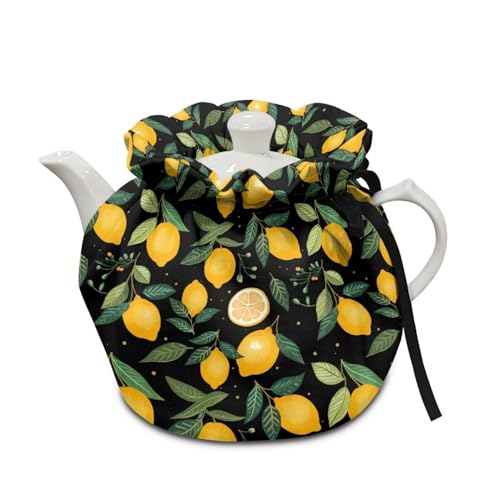 Stylish Lemon Floral Leaves