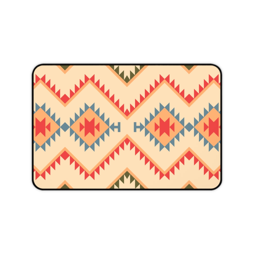 Boho Southwestern Canyon Slate Desk Mat - Extra Large Mouse Pad & Desk Accessory (3 Sizes) for Home Office, Gaming & Workspace Protection