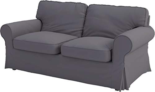 Polyester Flax Dark Gray, Ektorp Loveseat