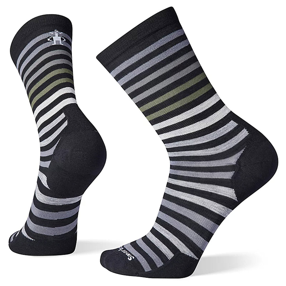 Comfortable Everyday Spruce Street Crew Socks for Men & Women - Soft Cotton Casual Socks for Work, Walking & Daily Wear