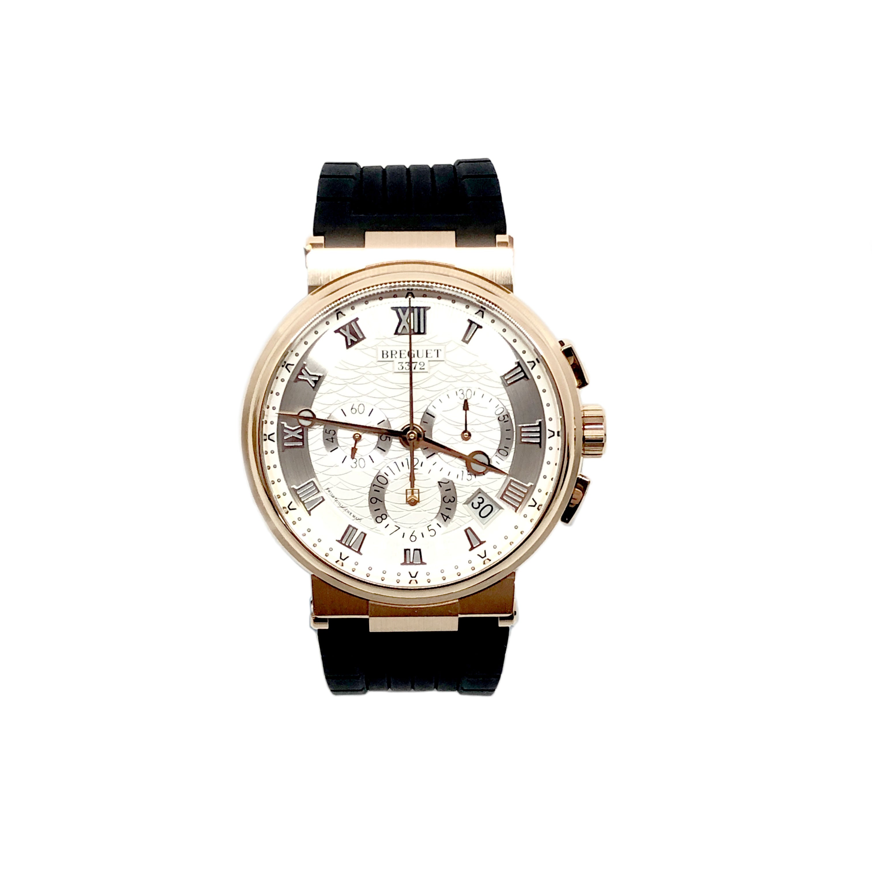 Breguet Marine 5527 Chronograph 18K Rose Gold Men's Luxury Watch - Elegant Timepiece for Business, Formal Events & Special Occasions