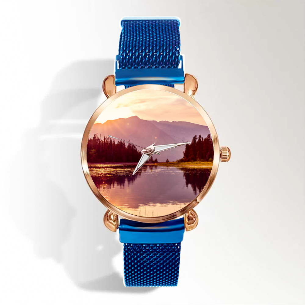 Stylish Multicolor Women's Magnetic Buckle Quartz Wristwatch - Perfect for Everyday Wear, Office & Casual Outfits
