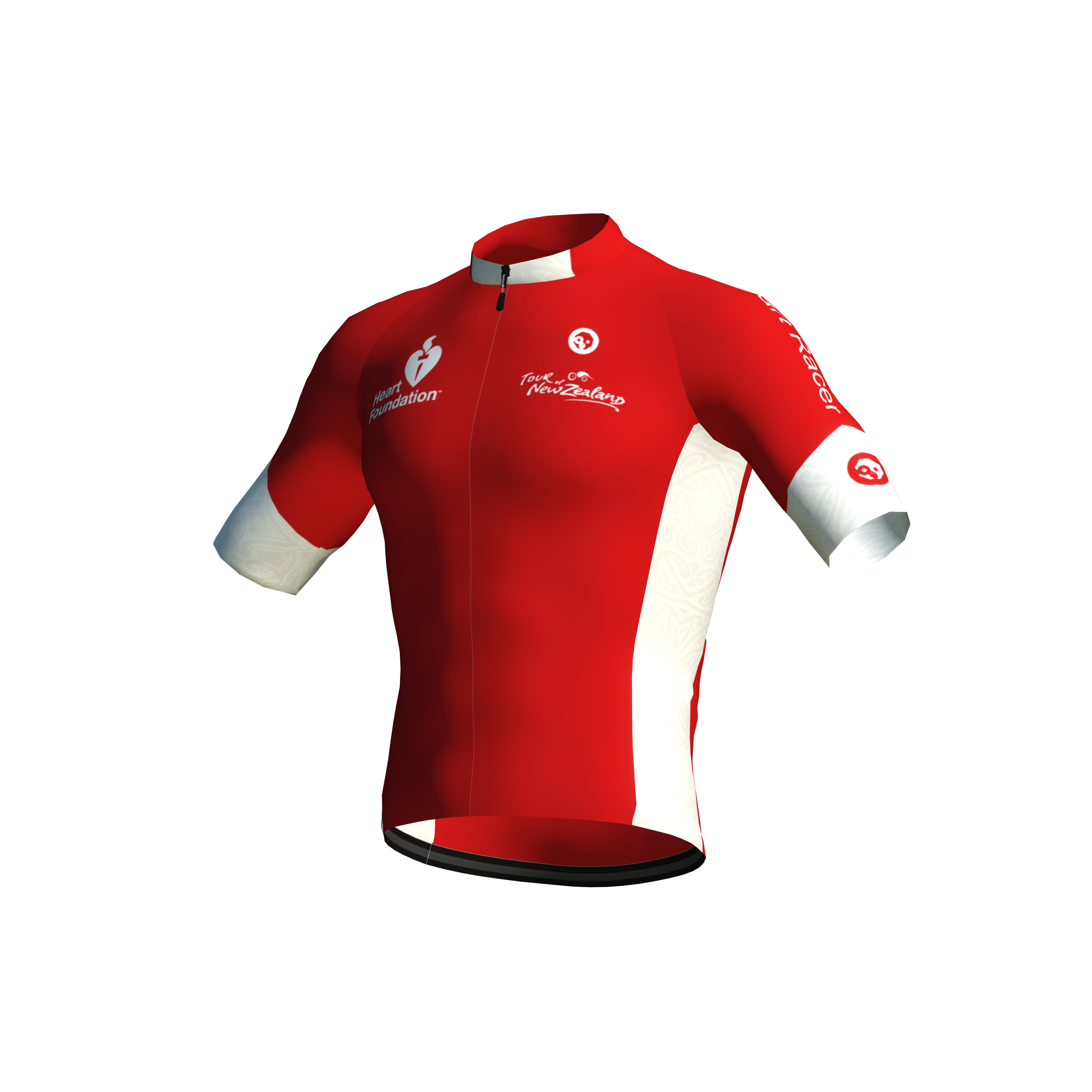 NZ Heart Foundation Cycling Jersey - High Performance Bike Shirt for Men & Women - Perfect for Road Biking, Mountain Cycling & Charity Rides