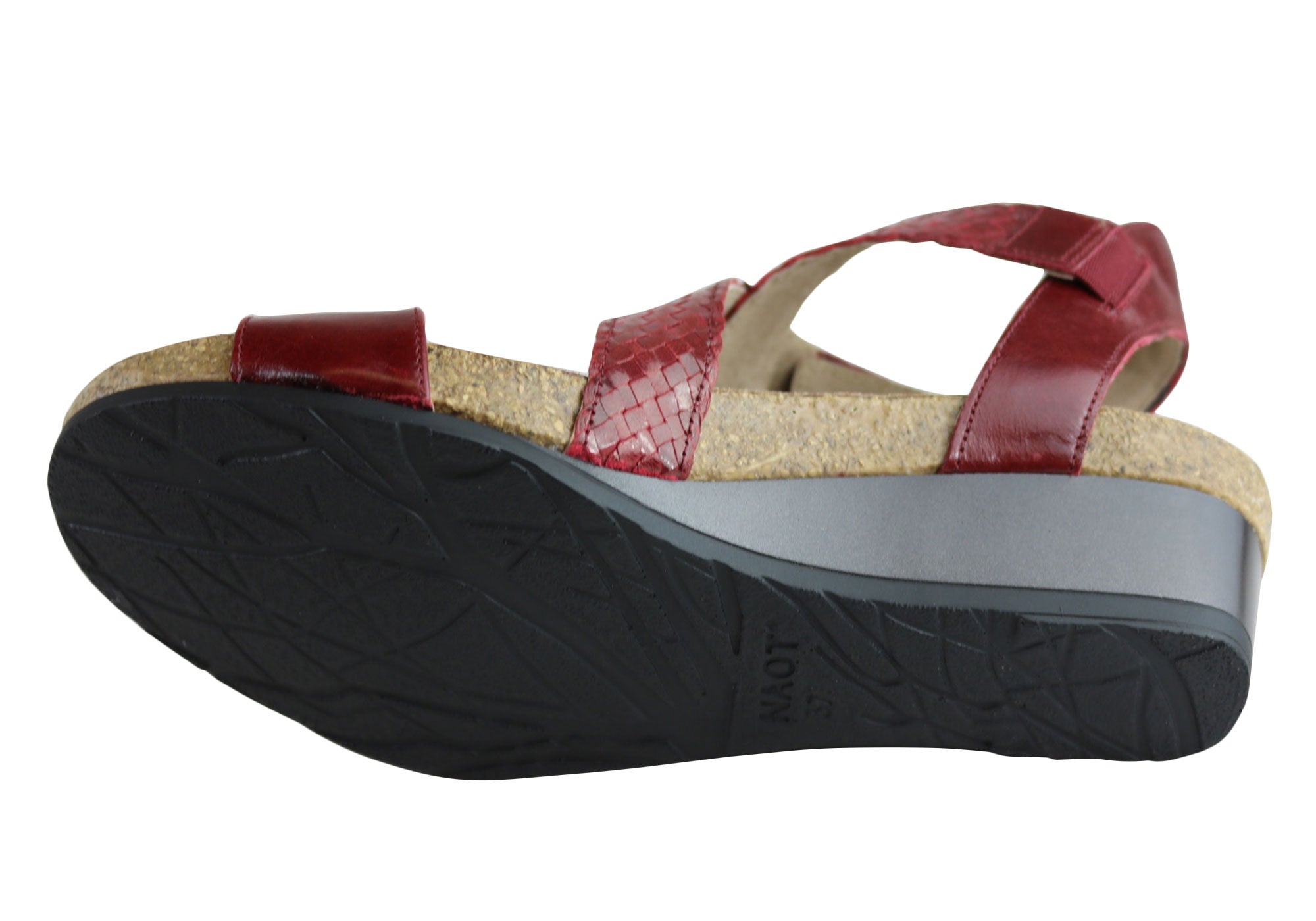 Naot Cupid Women's Leather Comfort Cushioned Supportive Wedge Sandals - Stylish & Orthopedic Footwear for Walking, Travel & Summer Outfits