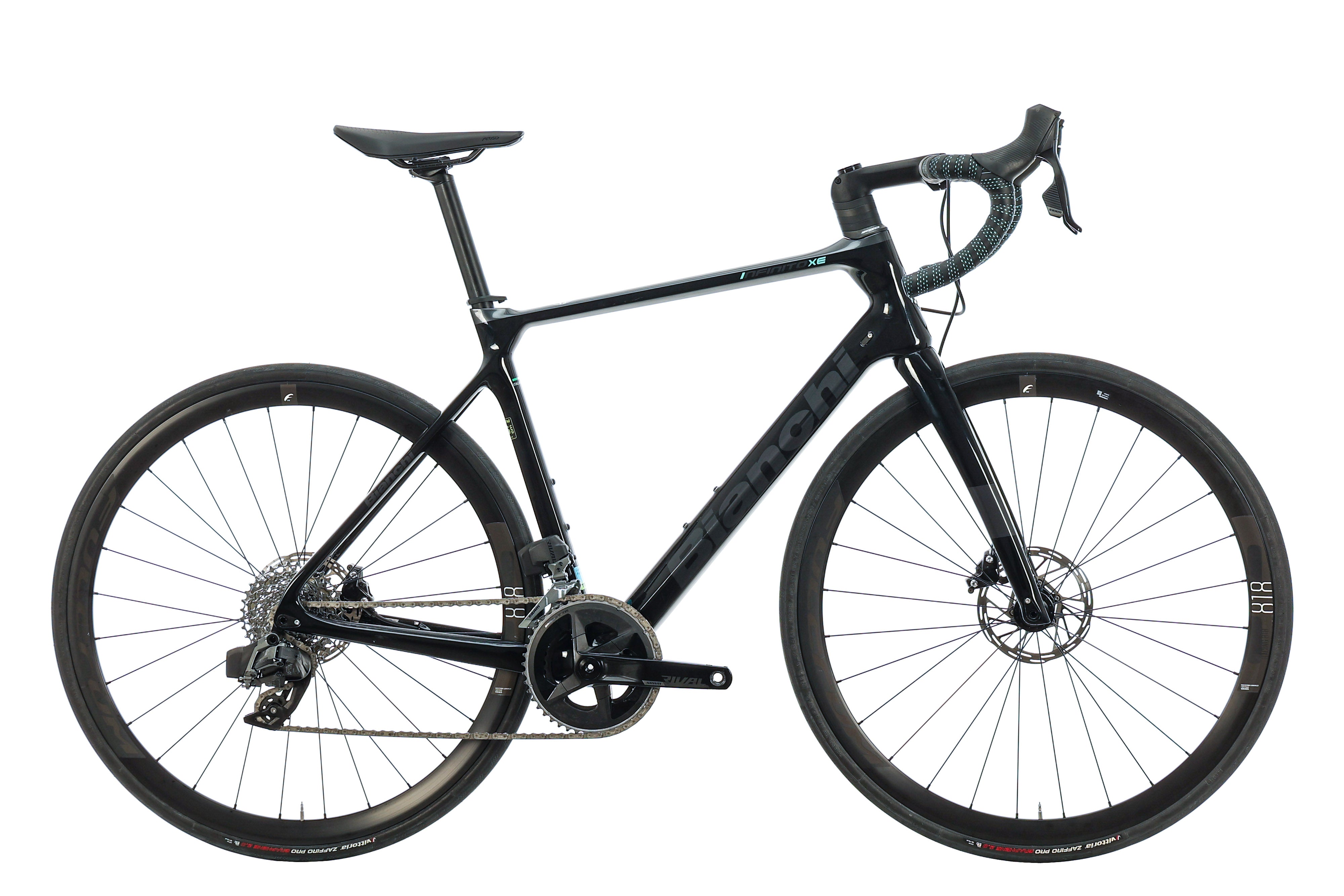 Bianchi Infinito XE Rival eTap AXS Road Bike 2022 - 55cm Carbon Frame, Wireless Shifting - Perfect for Endurance Cycling & Long-Distance Rides