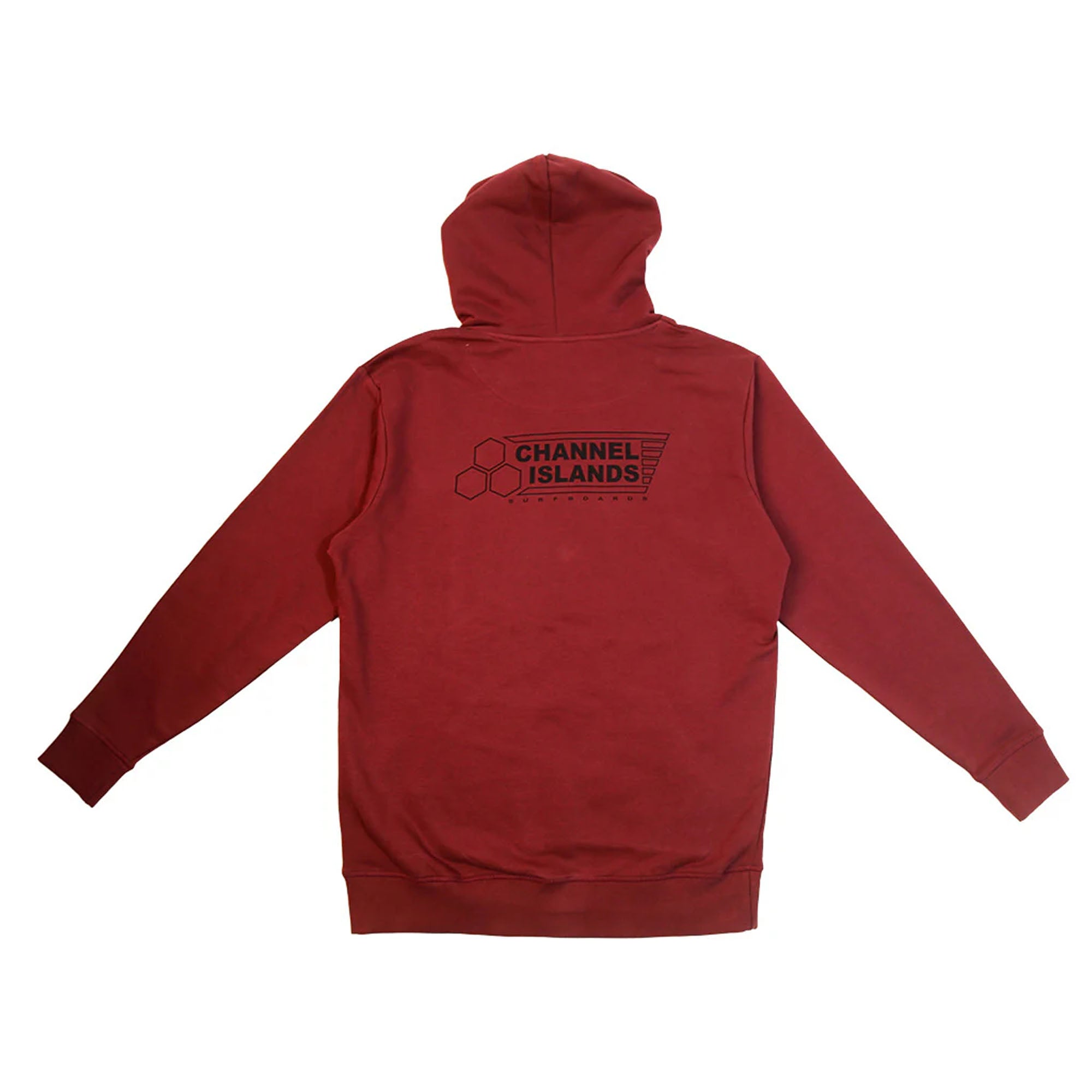 Channel Islands Solid Flag Men's Hoodie - Premium Cotton Pullover Sweatshirt with Front Pocket | Casual Streetwear for Outdoor Activities & Everyday Wear