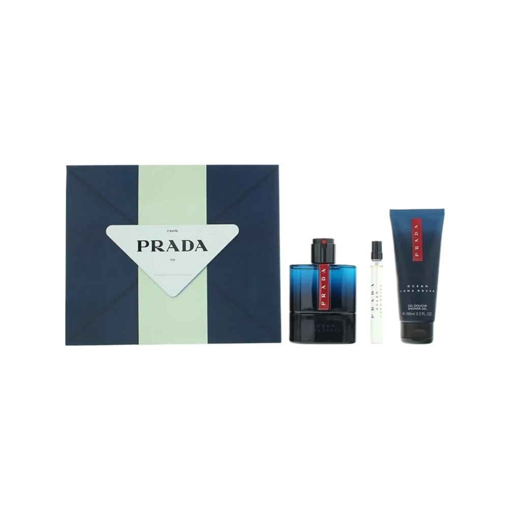 Luna Rossa Ocean Eau de Toilette Spray for Men - 3.4 oz/100ml - Fresh Aquatic Fragrance - Perfect for Daily Wear & Special Occasions