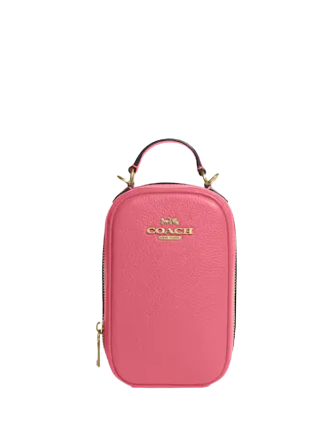 Coach Eva Phone Crossbody Bag for Women - Stylish Small Leather Shoulder Purse with Adjustable Strap, Perfect for Everyday Use, Travel, and Shopping