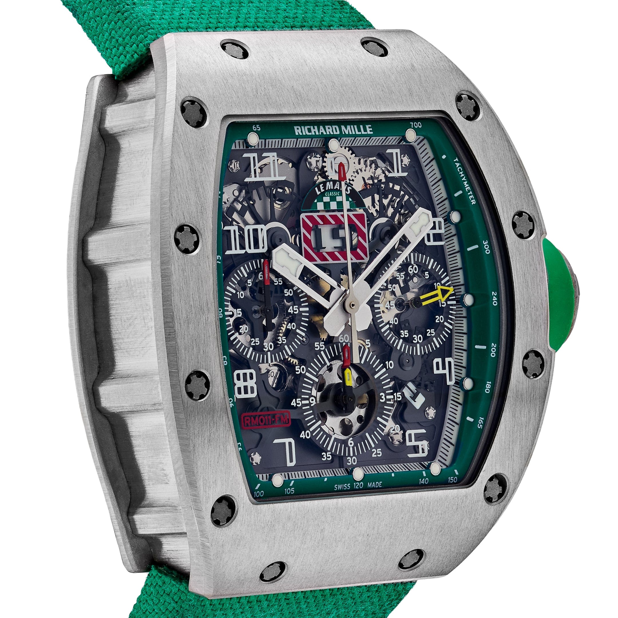 Richard Mille RM 011 Felipe Massa LeMans Classic Titanium Watch - Luxury Men's Chronograph Timepiece for Racing Enthusiasts | Perfect for Motorsport Events & High-End Collections