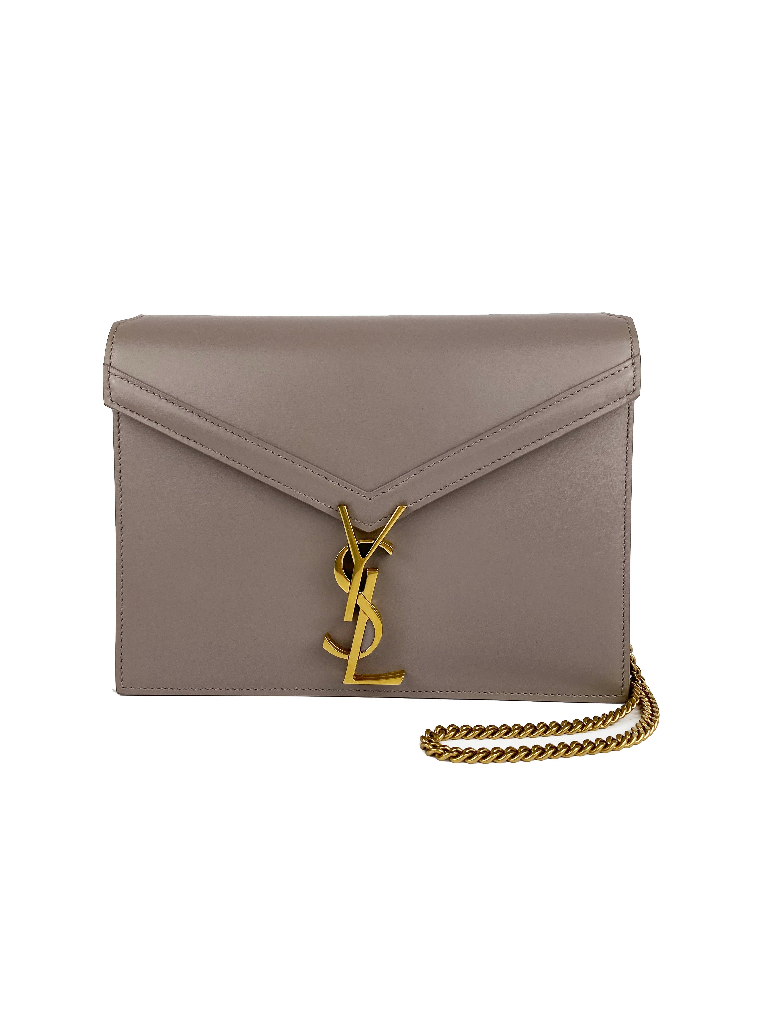 Saint Laurent Cassandra Monogram Clasp Bag in Box Leather - Luxury Designer Handbag for Women, Perfect for Evening Parties & Special Occasions