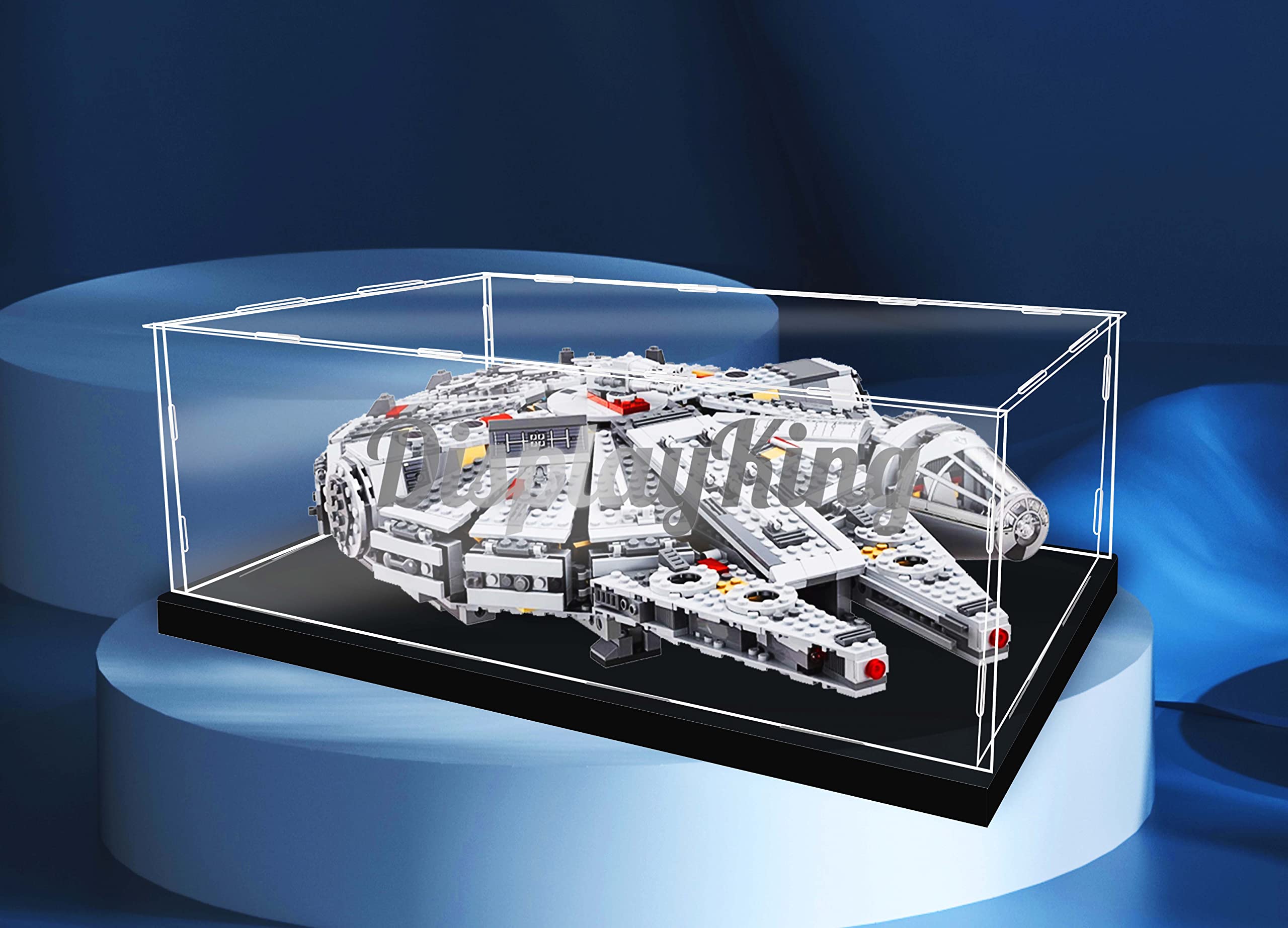 Premium Acrylic Display Case for Lego Star Wars Millennium Falcon 75105 - Dust-Proof Protection for Collectible Lego Models (Lego Set Not Included) - Perfect for Showcasing in Home Offices, Game Rooms & Collector Displays