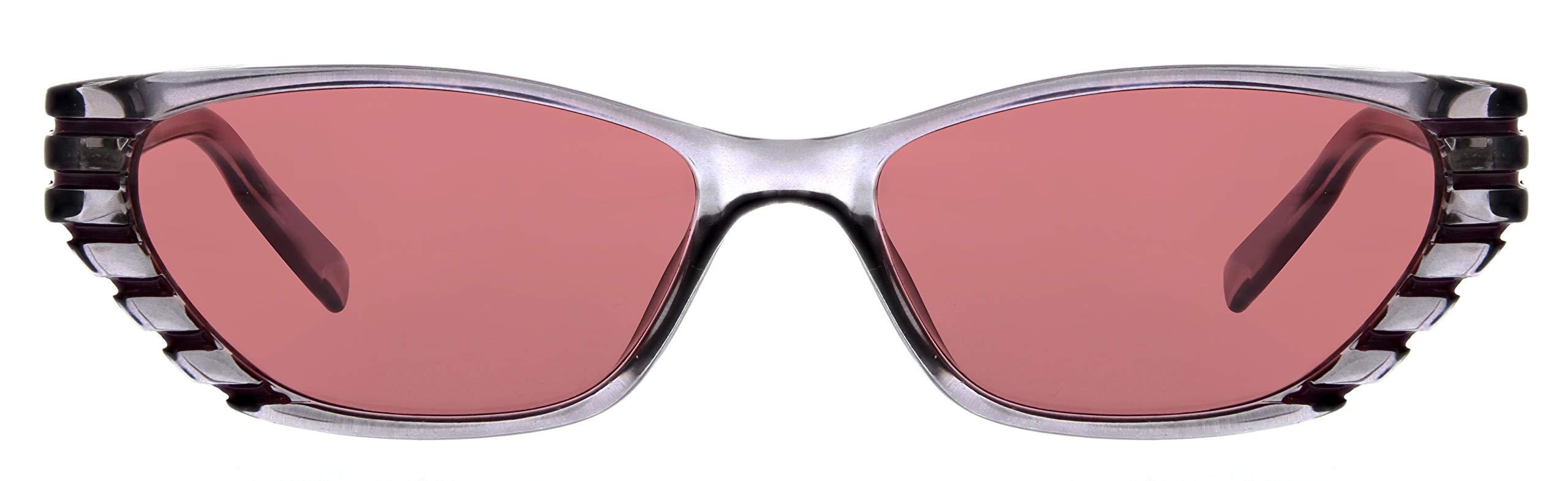 KENDALL + KYLIE Azura Sporty Rectangular Cat Eye Sunglasses for Women - UV Protection, Fashionable & Lightweight - Perfect for Beach, Driving & Outdoor Activities