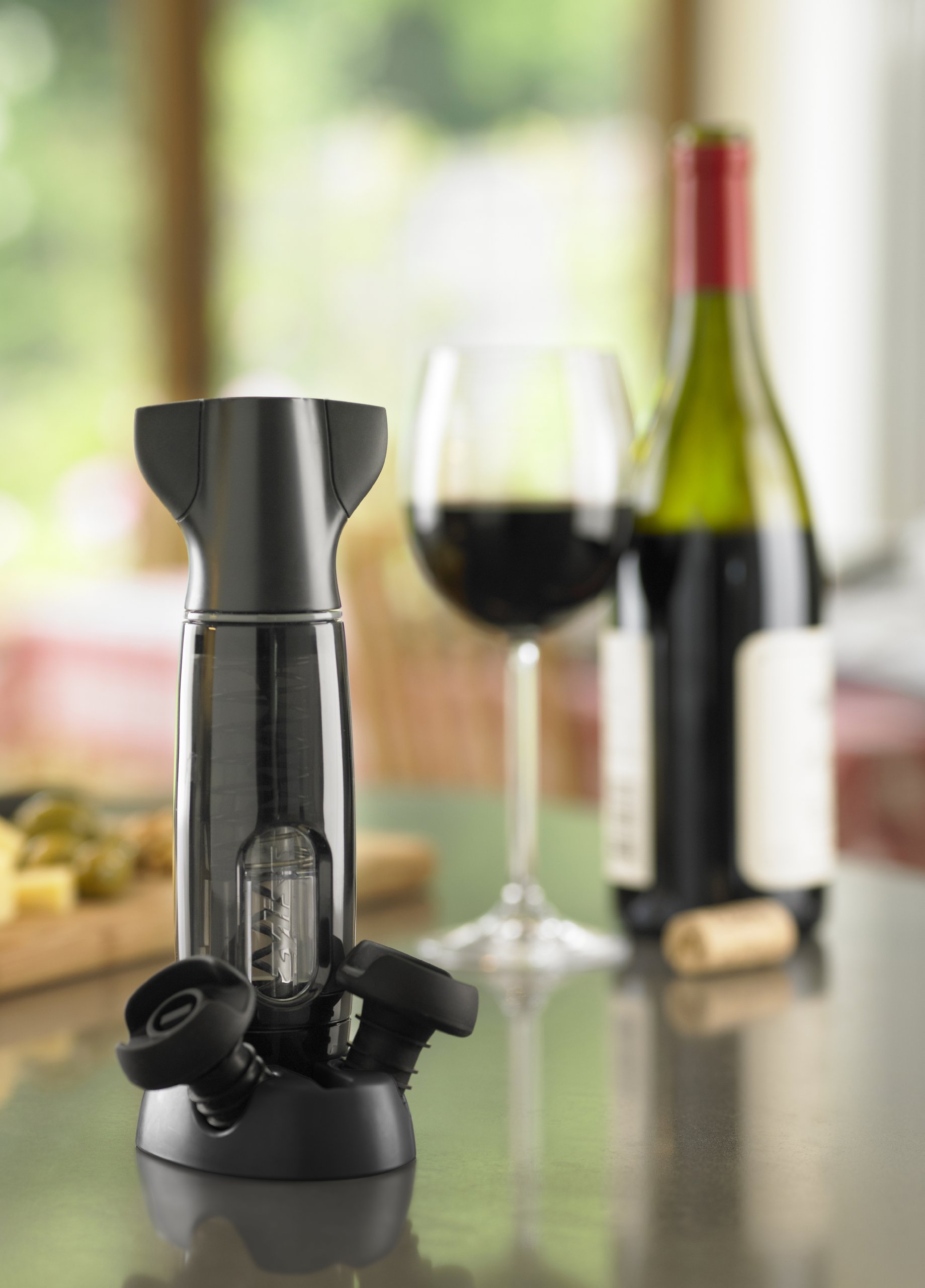 Zyliss 4-in-1 Wine Opener Set with Foil Cutter, Corkscrew & Bottle Stopper - Perfect for Wine Lovers, Home Bars & Dinner Parties