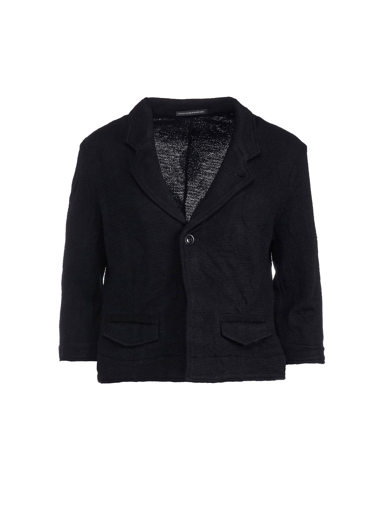 DOTS Jacquard Tailored Short Jacket for Women - Stylish & Elegant Blazer for Office, Party, and Casual Wear