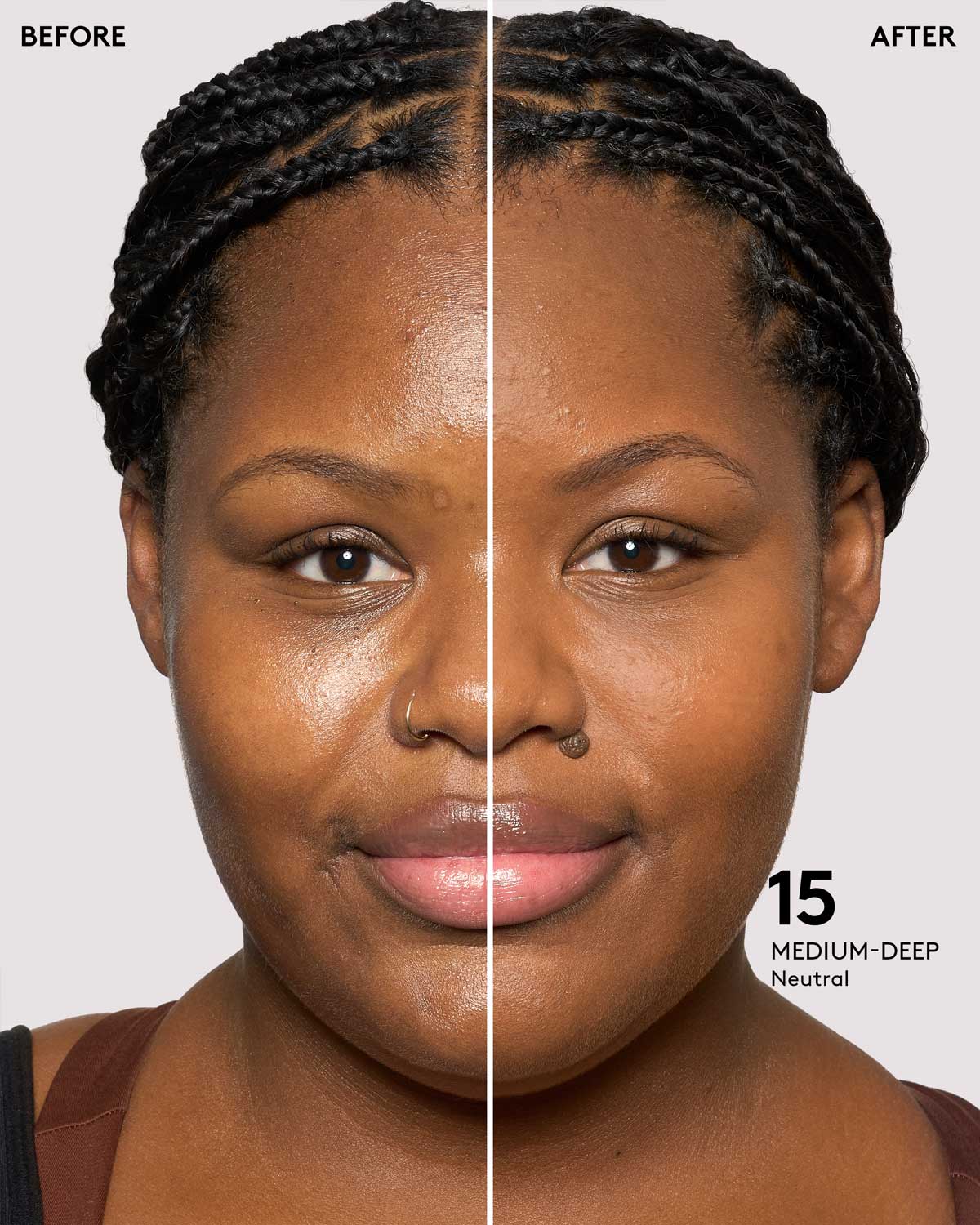 Eaze Drop Blurring Skin Tint SPF 15 - Lightweight Foundation with Natural Finish for Daily Wear & Flawless Coverage - Perfect for Work, Date Night & Everyday Makeup