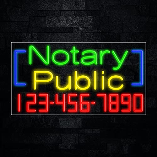 Notary Public LED Neon Sign - 33