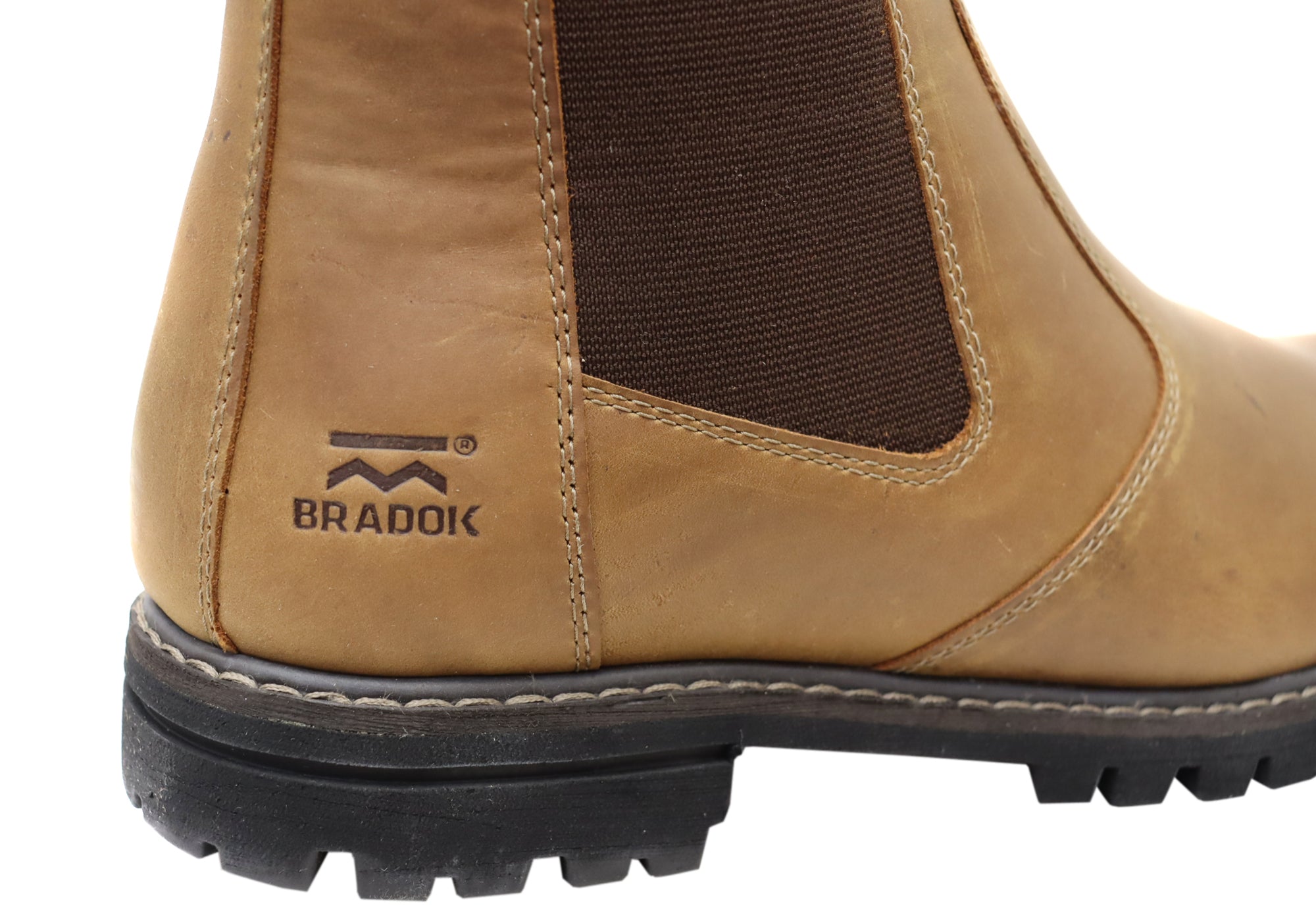 Bradok Butte Men's Comfortable Leather Chelsea Boots - Waterproof & Slip-Resistant - Made in Brazil - Perfect for Casual Wear, Office & Outdoor Activities