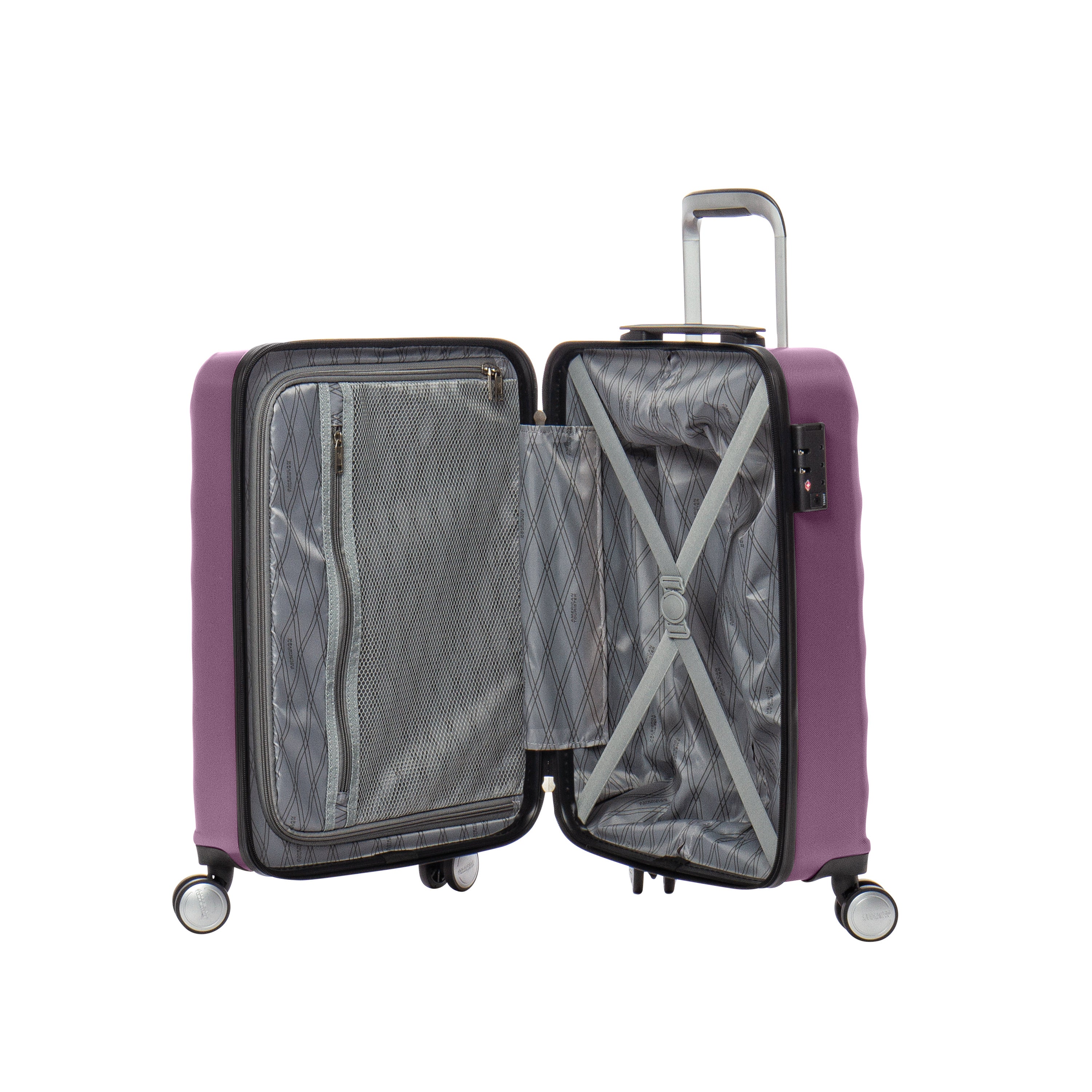American Tourister Crave Collection Carry On Spinner Luggage - Lightweight Hardshell Suitcase with 360° Wheels for Air Travel & Weekend Getaways