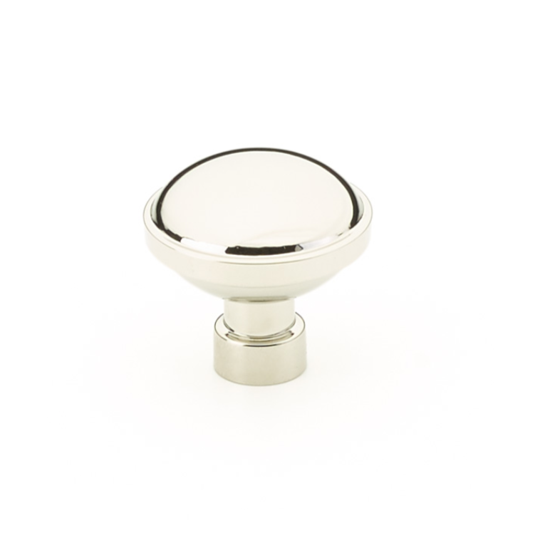 Polished Nickel Cabinet Knobs and Drawer Pulls - Modern Industrial Style Hardware for Kitchen, Bathroom & Furniture (Set of 10) - Durable & Stylish Upgrade for Home Decor