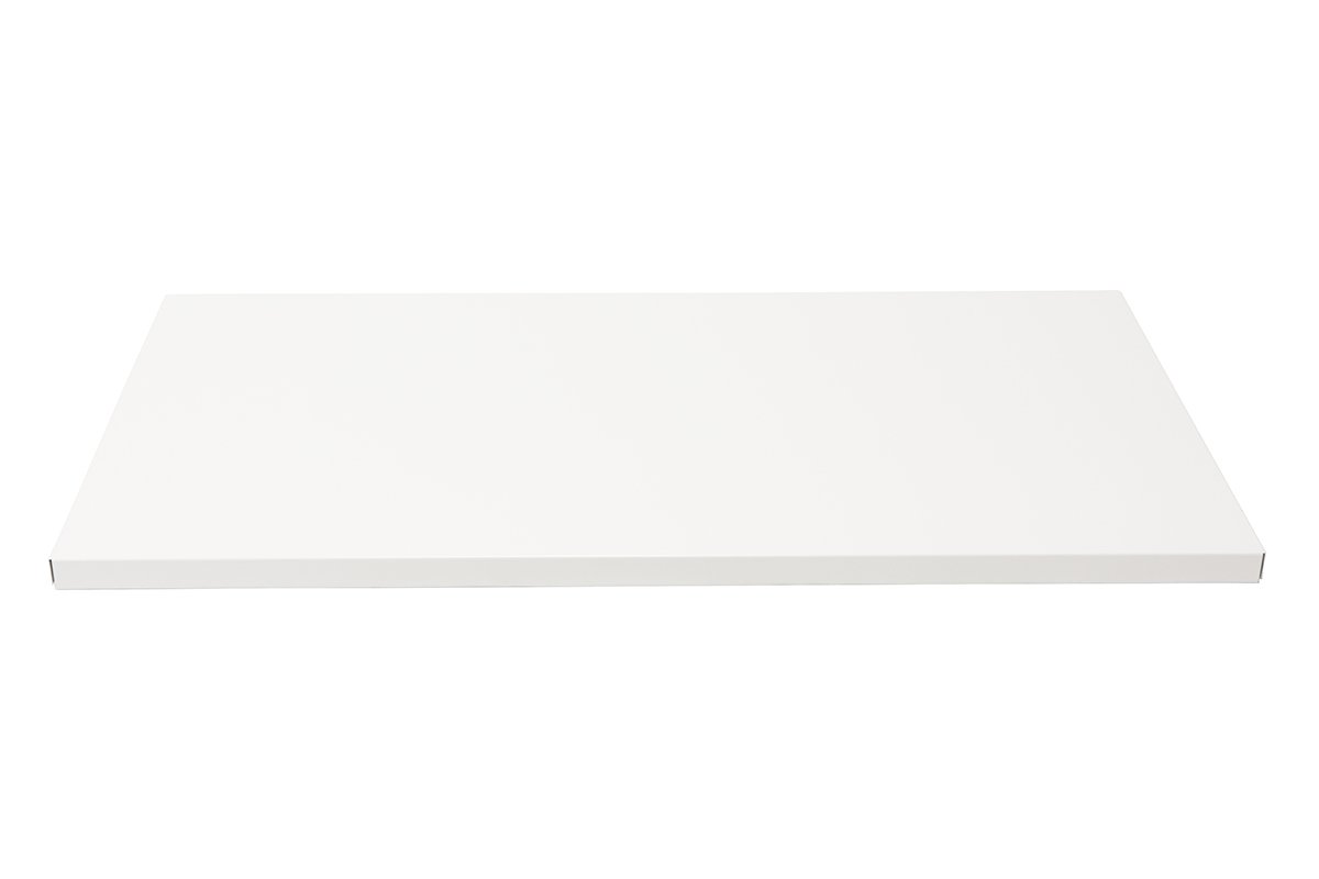 Sonic Tambour Sliding Door Storage Cabinet - White Metal Cabinet 78