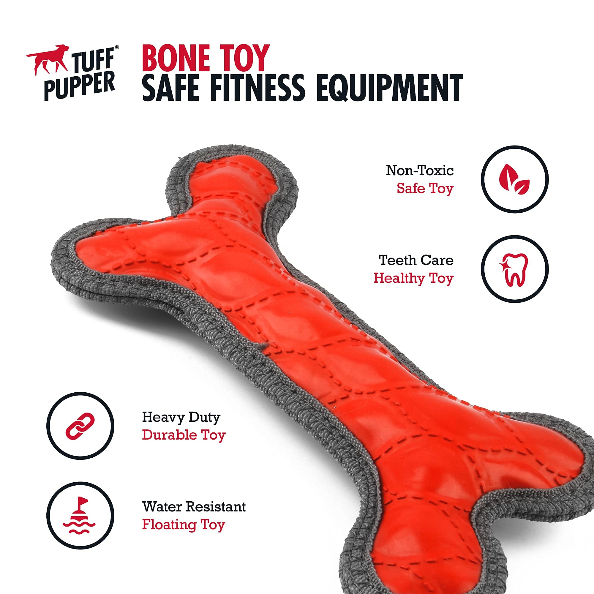 SuperChewy Tough Floating Dog Water Toy - Durable Natural Rubber Fetch Toy for Swimming & Training | Pool, Lake & Beach Fun for Puppies & Non-Aggressive Chewers | Perfect Outdoor Water Play Toy for Dogs