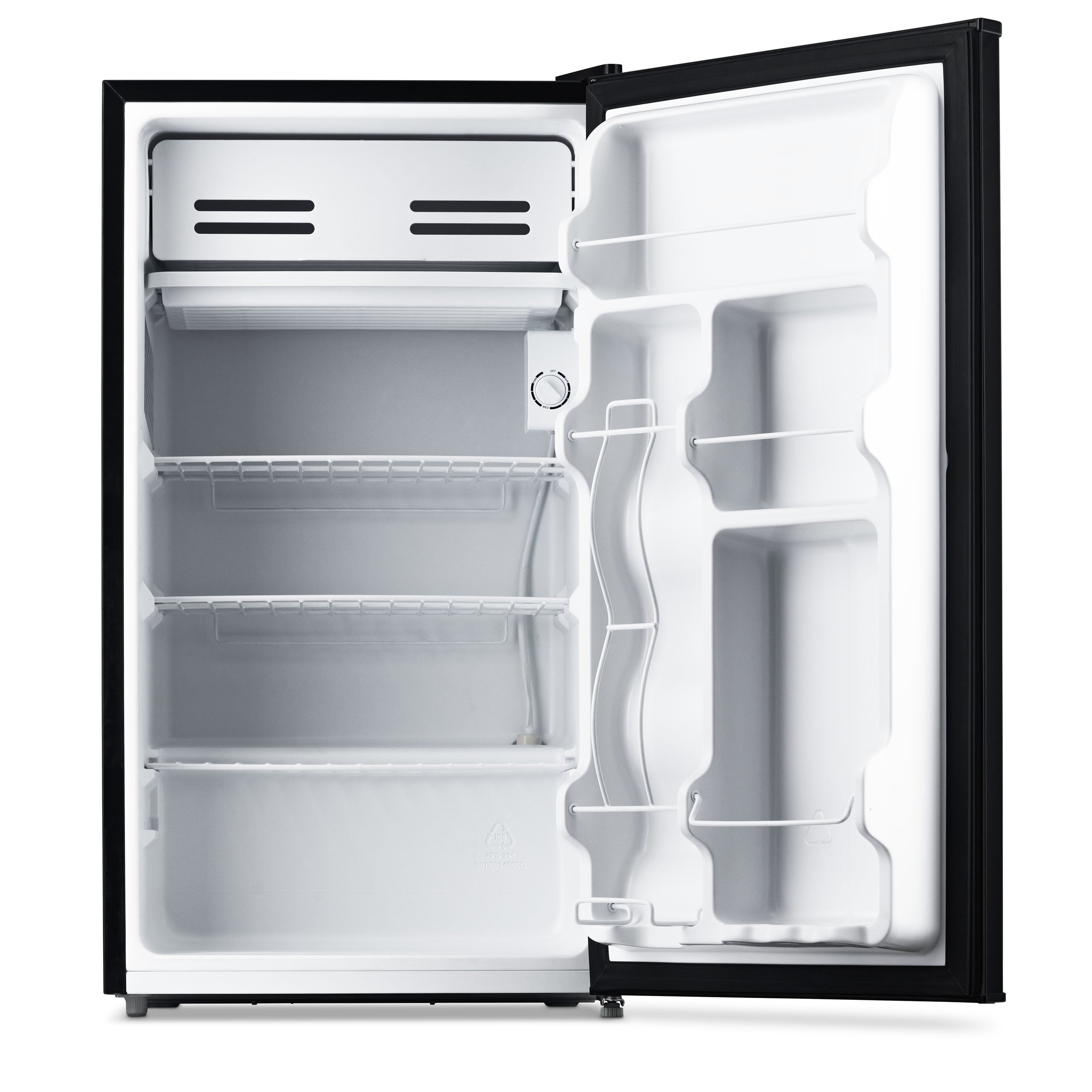 Newair® 3.3 Cu. Ft. Compact Mini Fridge with Freezer - Energy Efficient Black Refrigerator for Bedroom, Dorm, Office & Small Spaces - Perfect for Snacks, Drinks & Personal Food Storage