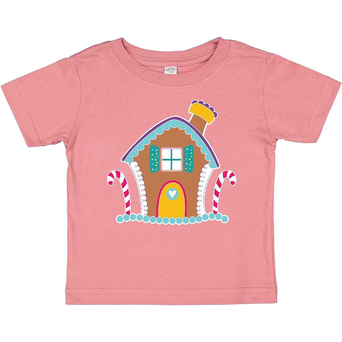 Funny Gingerbread House Baby T-Shirt - Cute Christmas Outfit for Infants & Toddlers - Perfect for Holiday Photos, Family Gatherings & Festive Celebrations