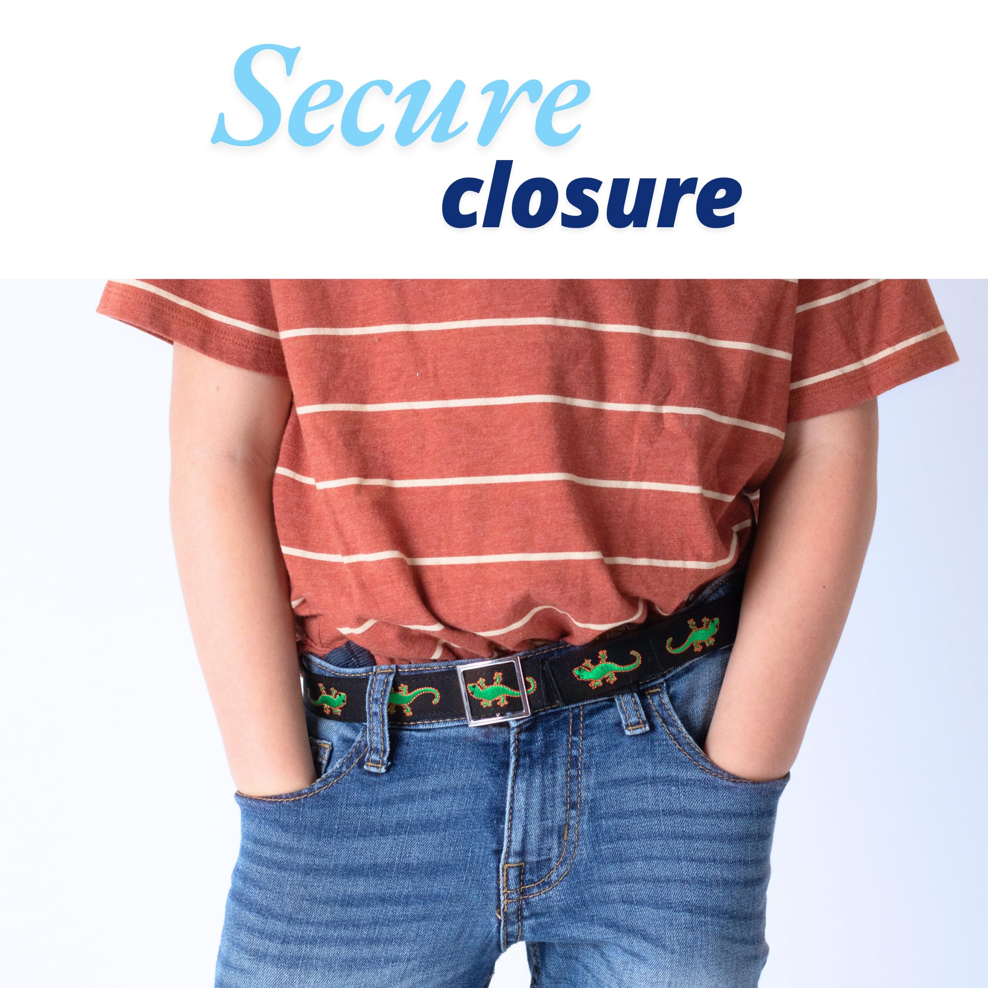 Adjustable Boys' Belts for Kids & Toddlers - Stretchable, No-Hole Design for Easy Wear - Perfect for School, Play & Everyday Outfits
