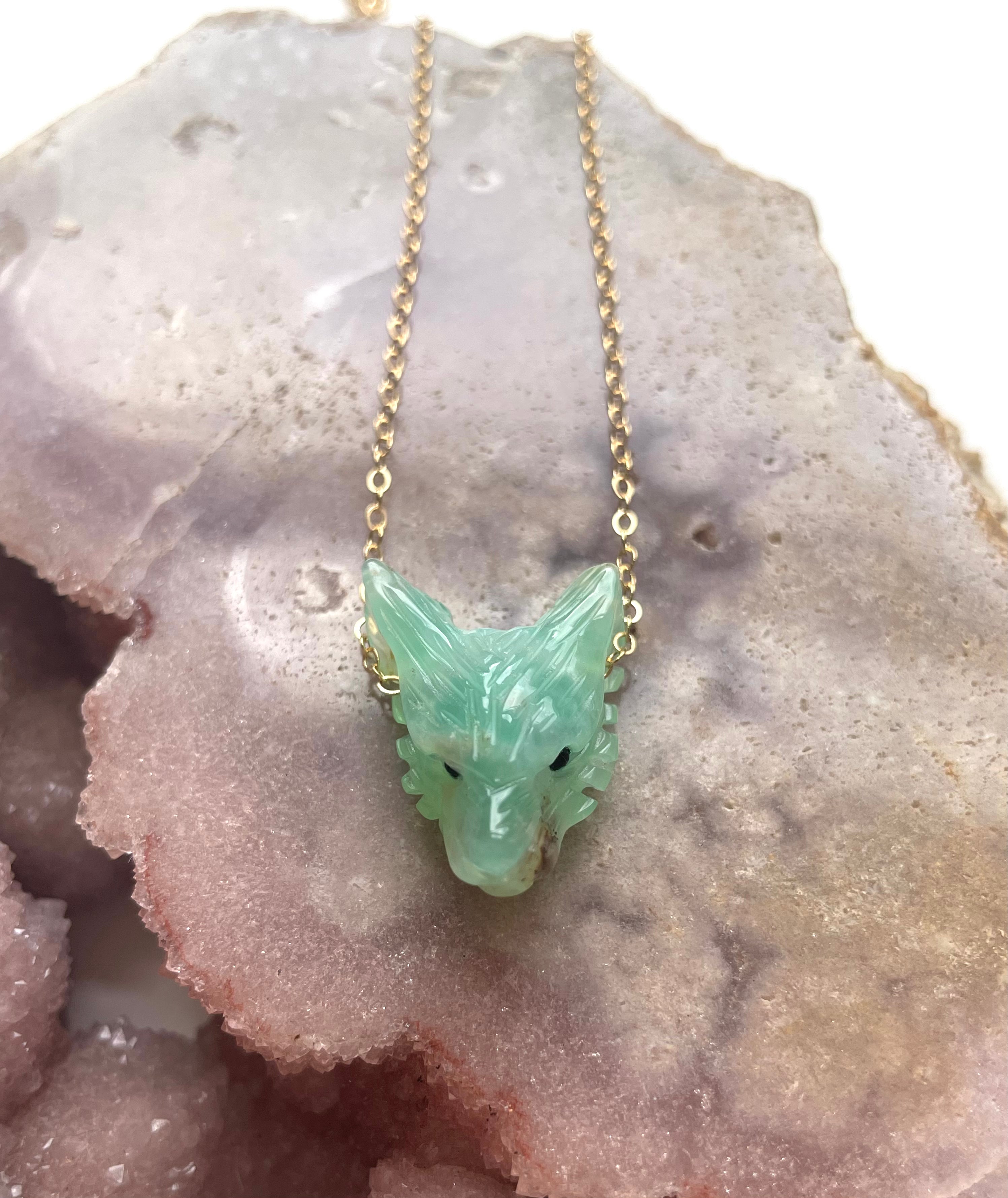 Natural Chrysoprase Pendant Necklace - 925 Sterling Silver Green Gemstone Jewelry for Women, Gift for Her, Birthday, Anniversary, Valentine's Day - Perfect for Everyday Wear & Special Occasions