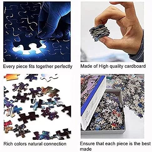 1000 Piece Wooden Jigsaw Puzzle for Adults - Ocean Dolphin Scenic Puzzle Game for Memory Exercise & Stress Relief - Family Activity & Decompression Gift - Perfect for Home Decor, Relaxation & Cognitive Training