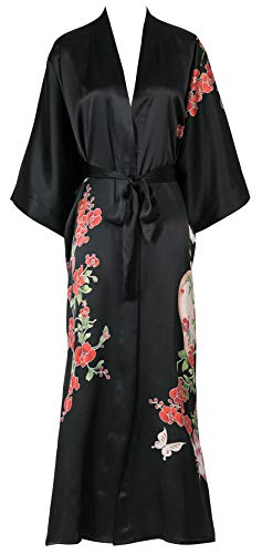 Handpainted Orchid Black