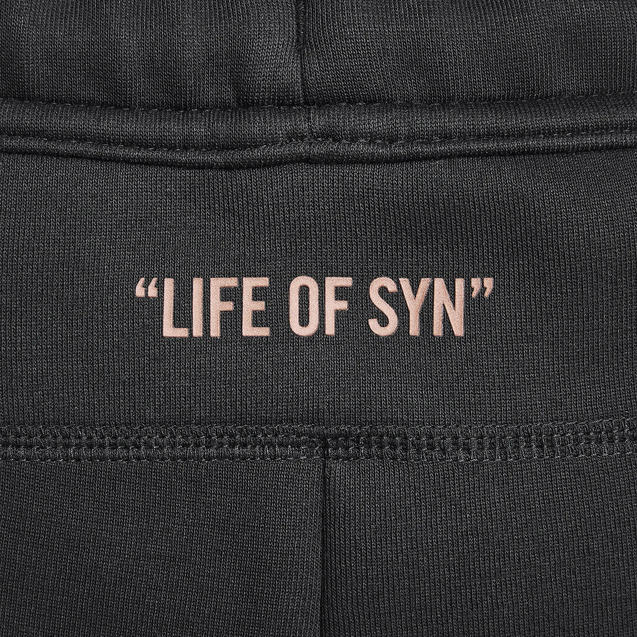 Syna World x Nike Central Cee Tech Fleece Black Sweatpants for Men - Comfortable Joggers with Pockets for Running, Gym & Streetwear Fashion
